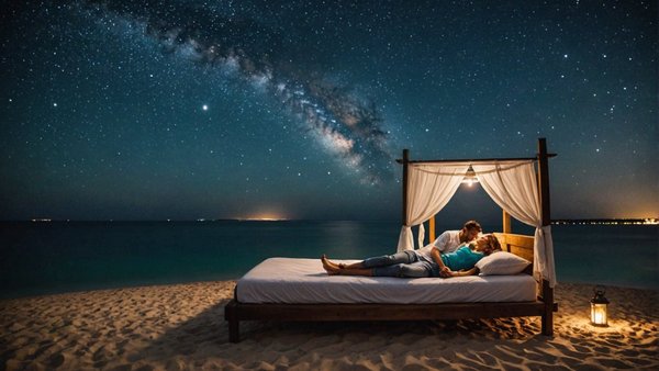 Dormez sous les étoiles : votre voyage de noce inoubliable